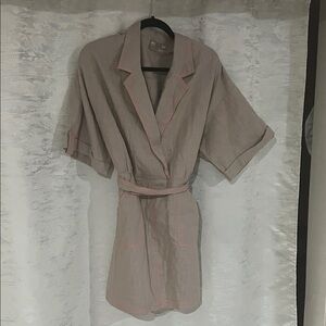 ASOS Beige Robe with Pink Accents